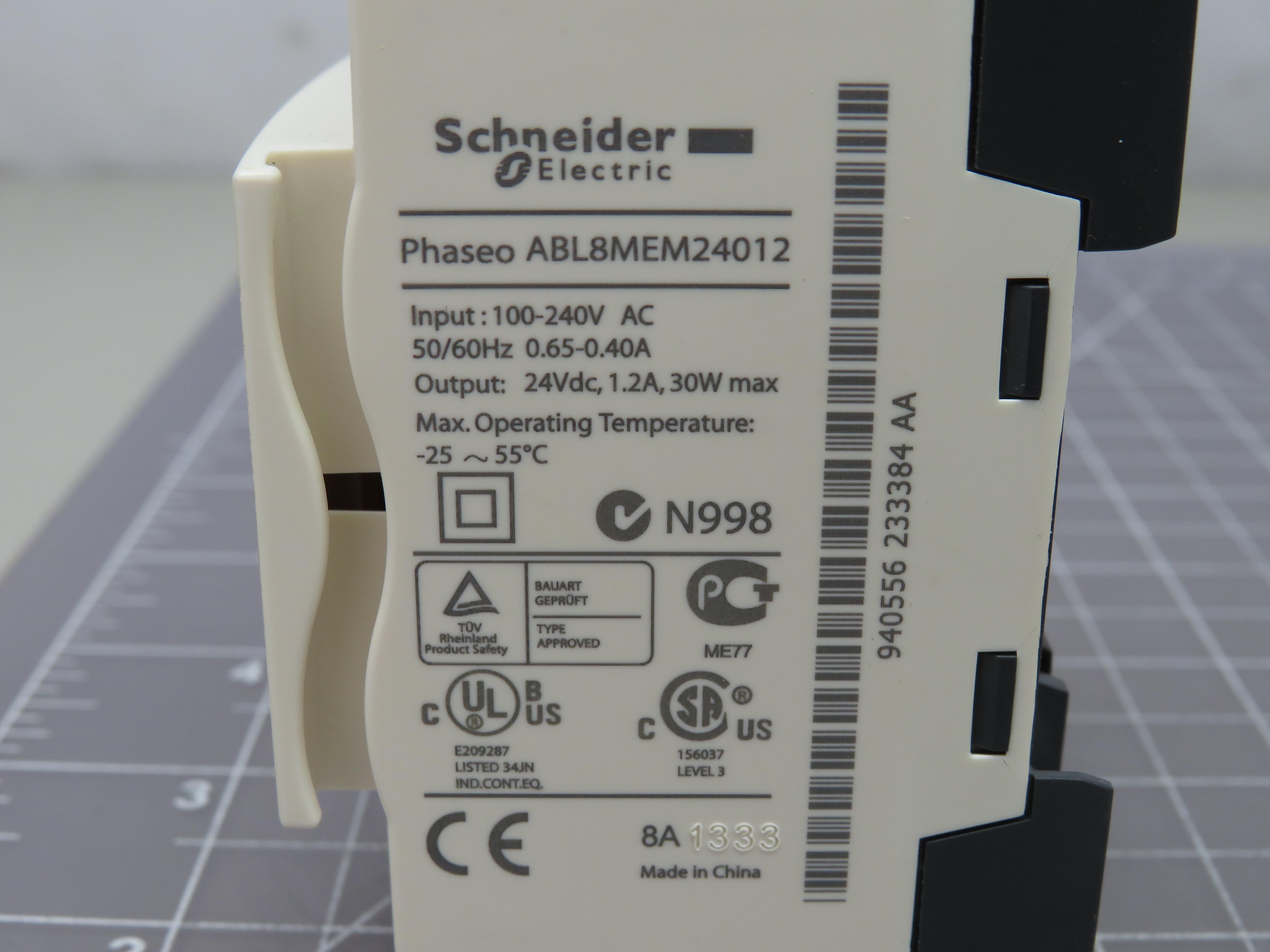 Schneider ABL8MEM24012 Modular Power Supply T157998 | eBay